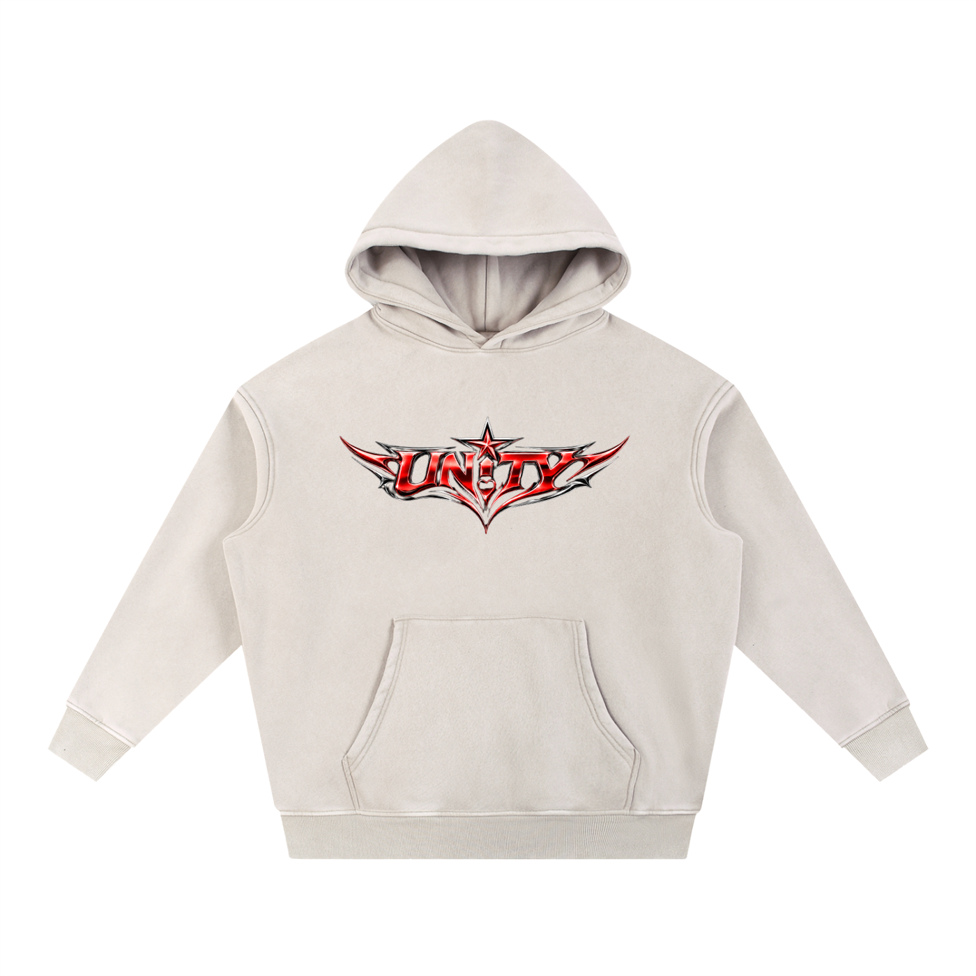 Snow Wash Fleece Oversize Hoodie