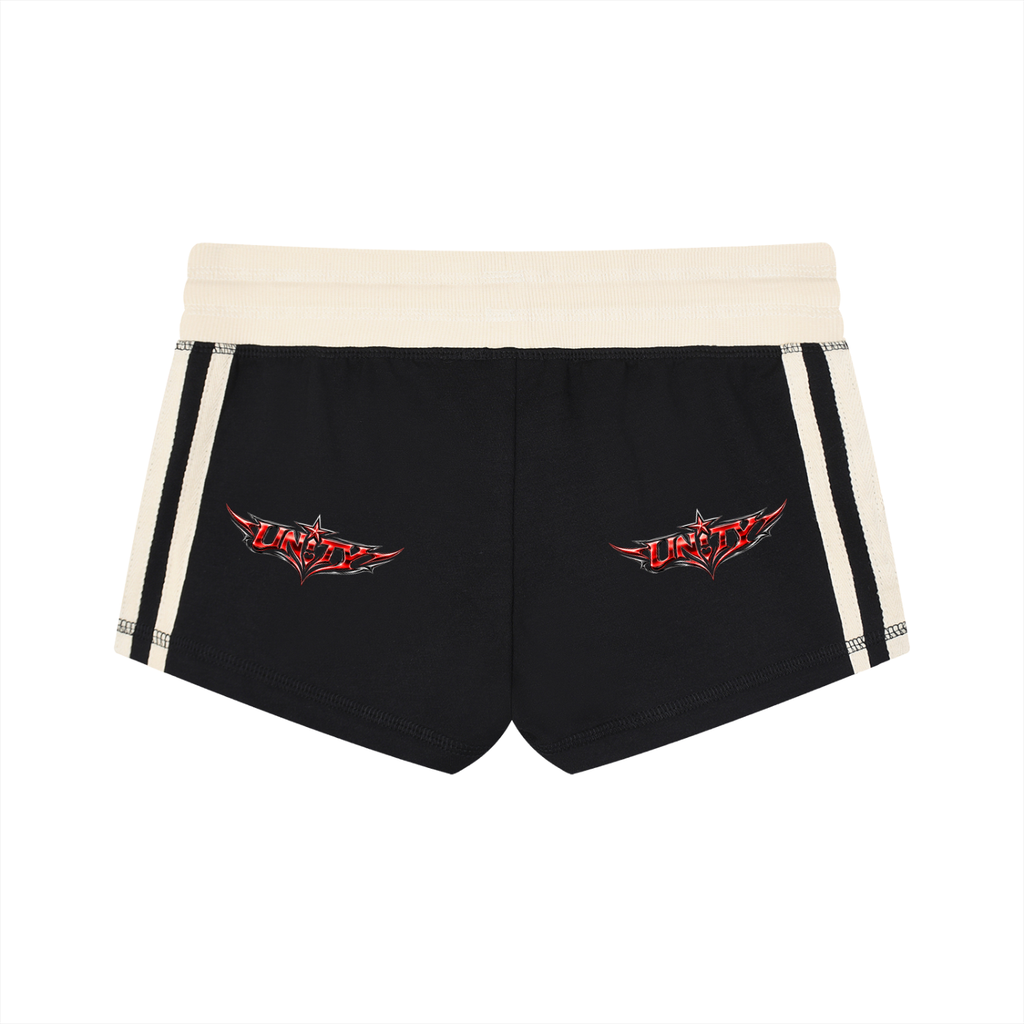 Women's Contrast Stripe Track Shorts