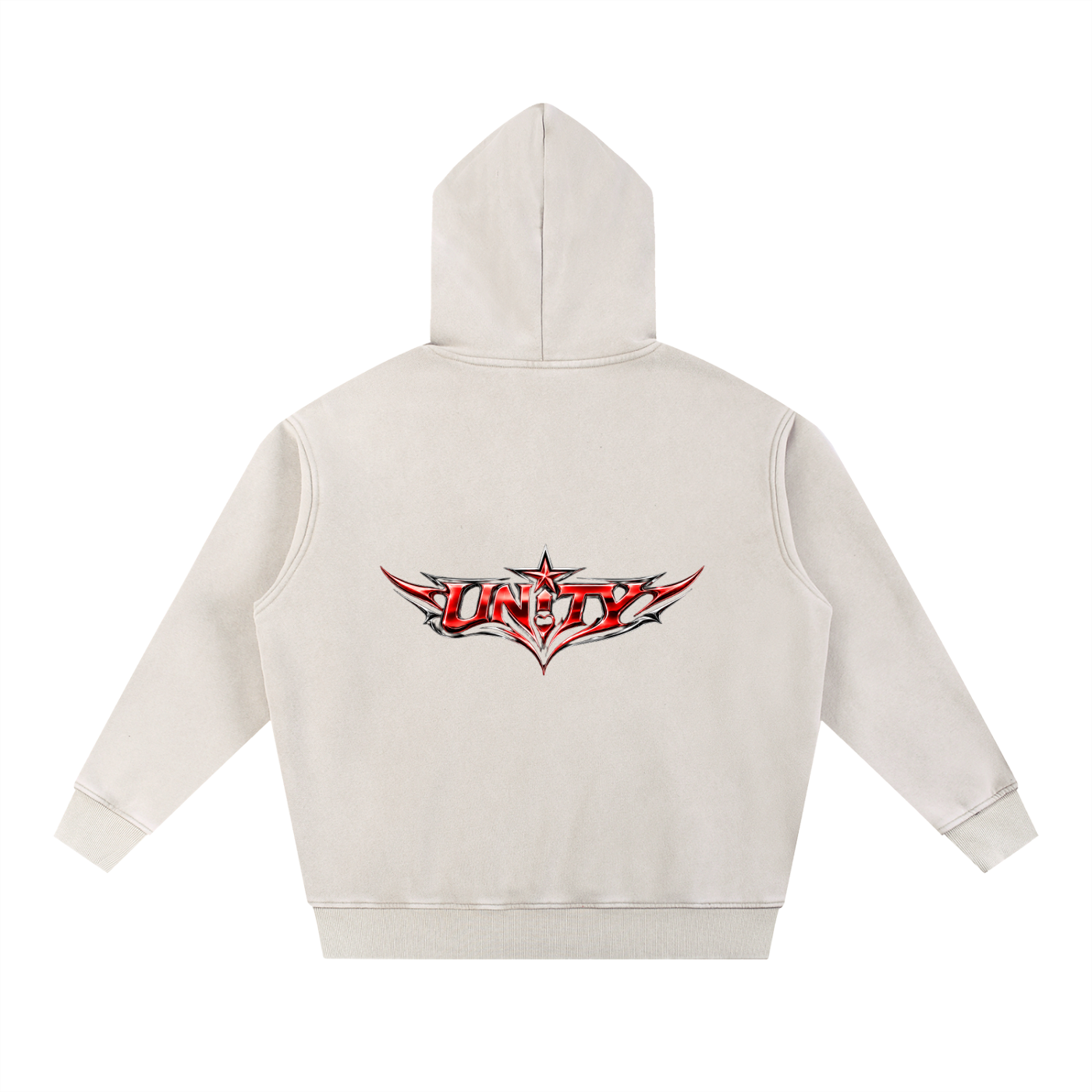 Snow Wash Fleece Oversize Hoodie