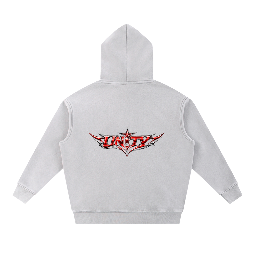 Snow Wash Fleece Oversize Hoodie