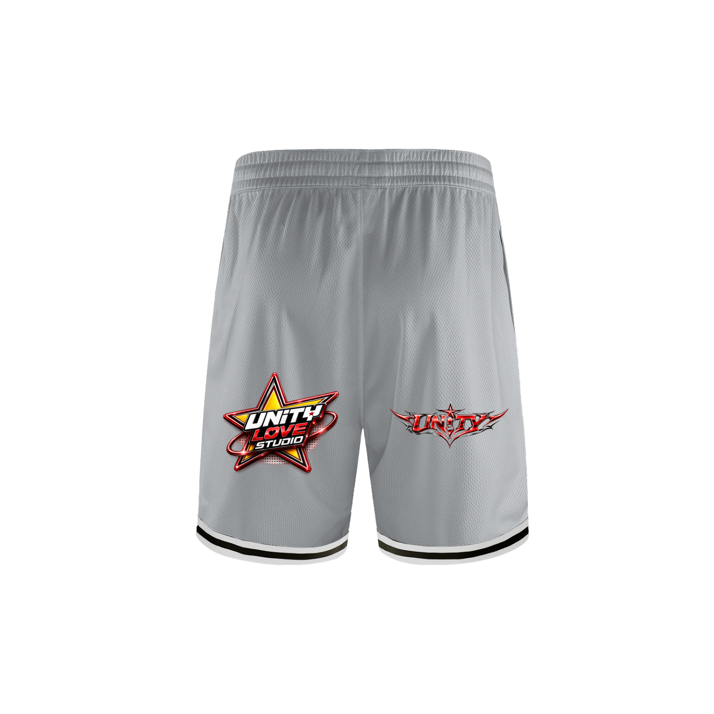 Classic Stripe Trim Basketball Shorts